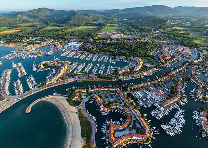 Aerial view of Port Grimaud