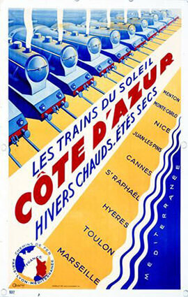 Les Trains du soleil Illustration
