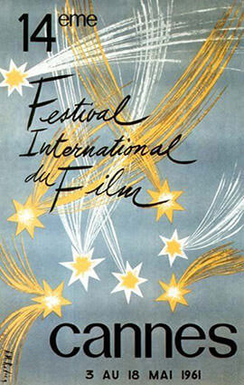 Festival de Cannes 1961 Illustration