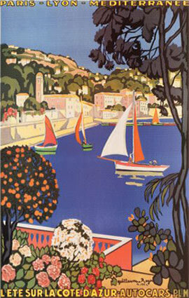 L'été sur la Côte d'Azur Illustration