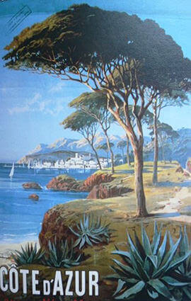 Côte d'Azur Illustration