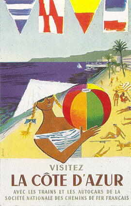 Côte d'Azur Illustration