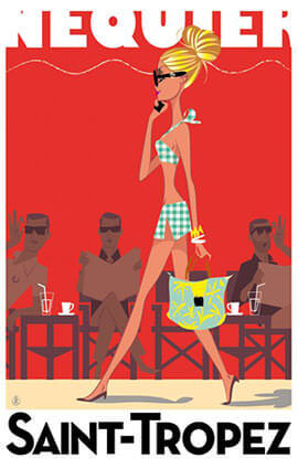 St Tropez Illustration