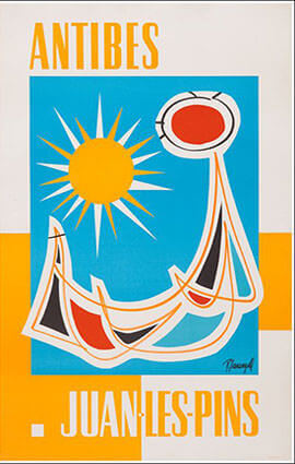 Antibes Juan les Pins Illustration