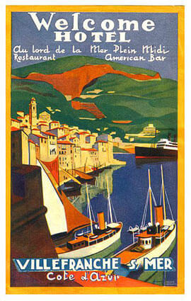 Villefranche sur Mer illustration