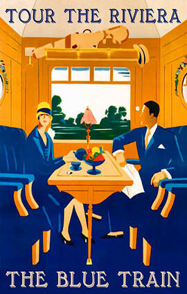 Le Train Bleu illustration