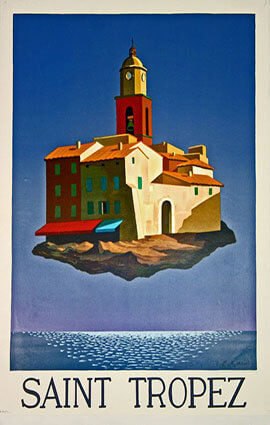 St Tropez illustration