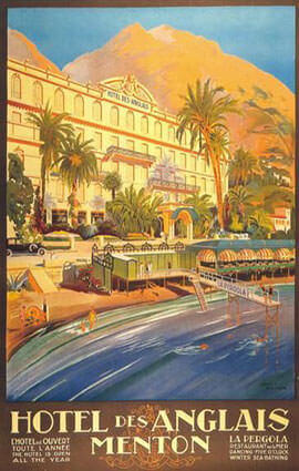 Hotel des Anglais Menton illustration