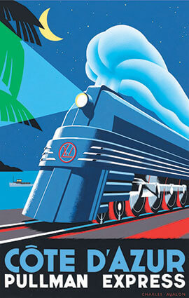 Côte d'Azur Pullman Express illustration