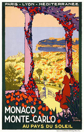 Monaco au pays du soleil illustration