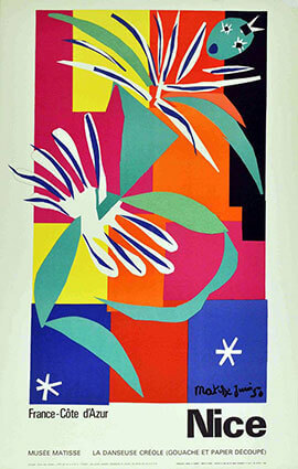 Nice 1965 - La Danseuse Creole by Henri Matisse