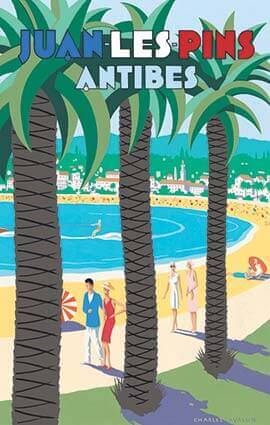 Juan les Pins illustration