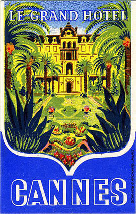 French Riviera Illustration