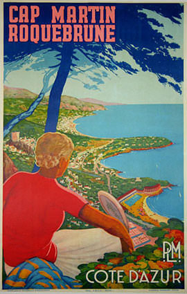 Roquebrune Cap Martin Illustration