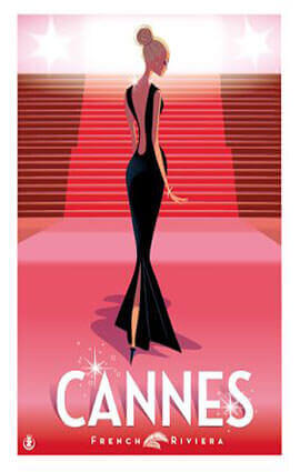 French Riviera Illustration by Monsieur Z