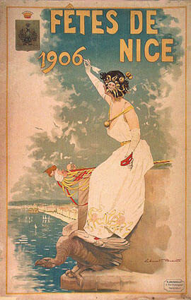 French Riviera Illustration