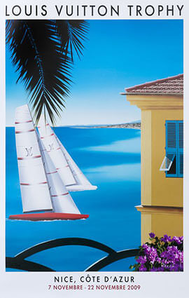 French Riviera Illustration