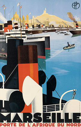 French Riviera Illustration