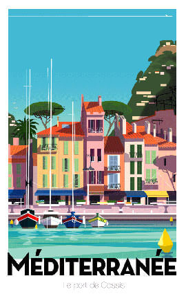 Port de Cassis Illustration