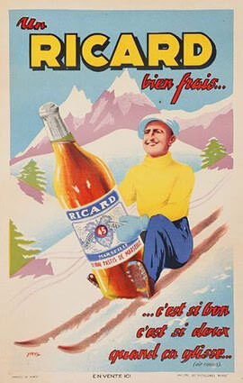 French Riviera Illustration