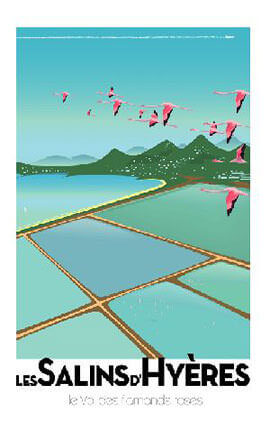 French Riviera Illustration