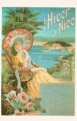 French Riviera Illustration