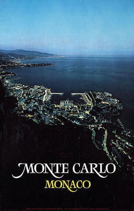 French Riviera Illustration