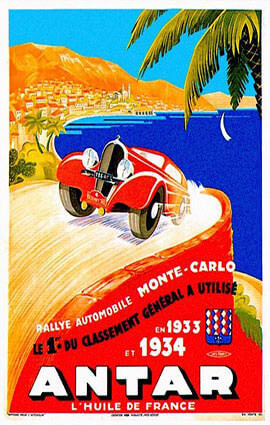 French Riviera Illustration