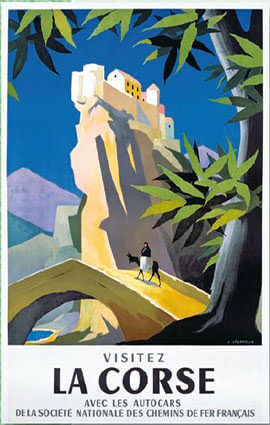 French Riviera Illustration