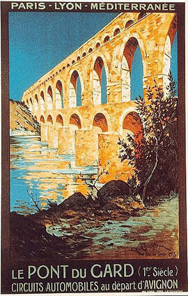 French Riviera Illustration