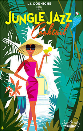 French Riviera Illustration by Monsieur Z