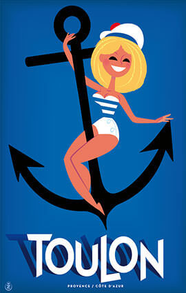 Cassis Illustration by Monsieur Z