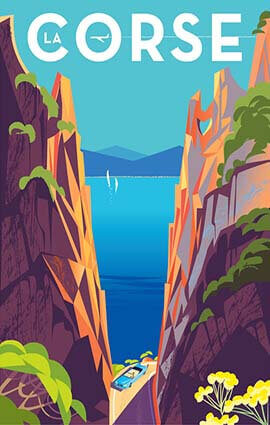 Corse Illustration by Monsieur Z