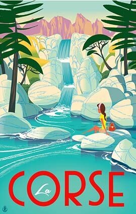 Corse Illustration by Monsieur Z