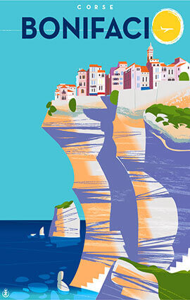 Corse Illustration by Monsieur Z