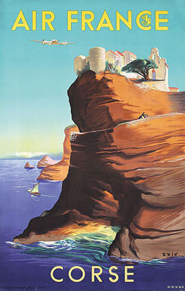 Corse illustration by Air France