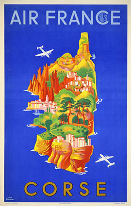 Corse illustration by Air France