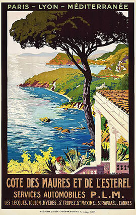 Côte des Maures et de l'Esterel Illustration