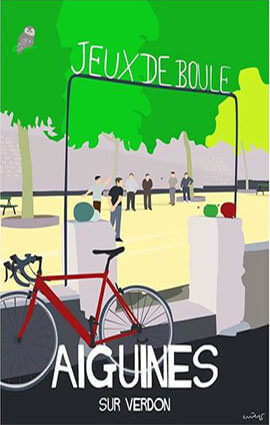 Aiguines sur Verdon Illustration