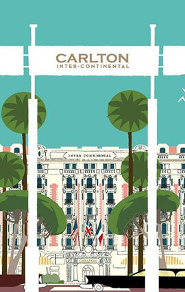 Carlton Cannes Illustration by Mr Z