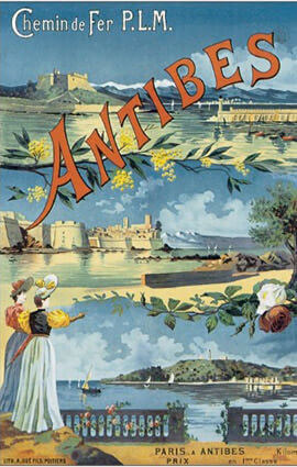 French Riviera Illustration