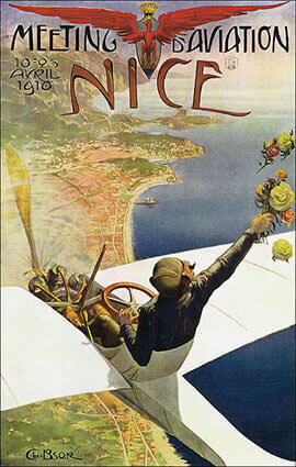 Meeting aérien Nice Illustration