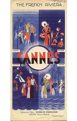 French Riviera Illustration