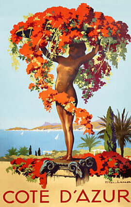 Côte d'Azur Illustration
