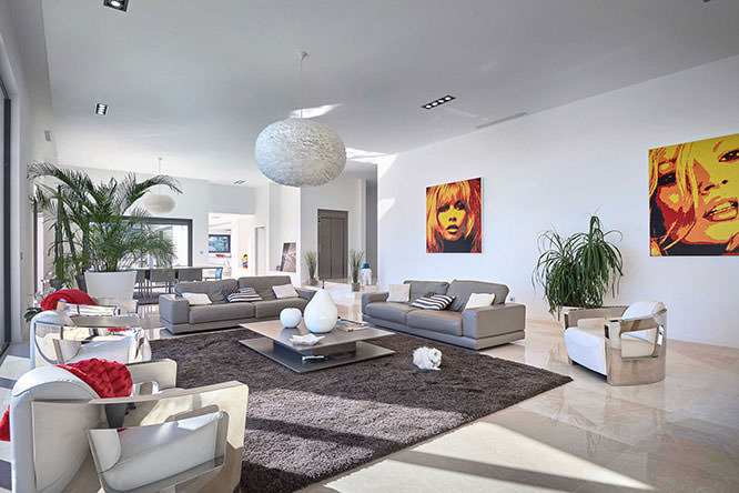 Contemporary French Riviera Interior Design