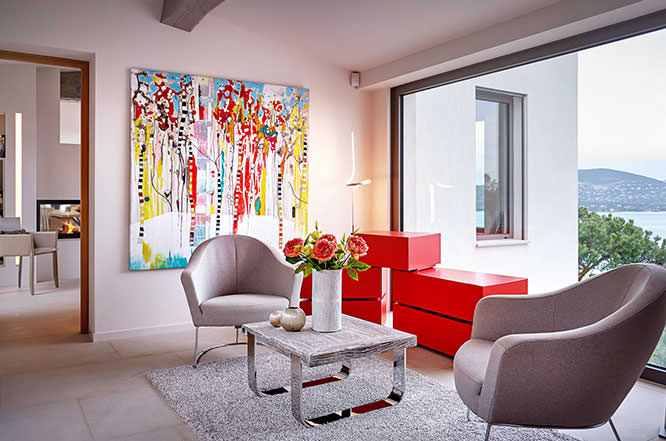 Contemporary French Riviera Interior Design