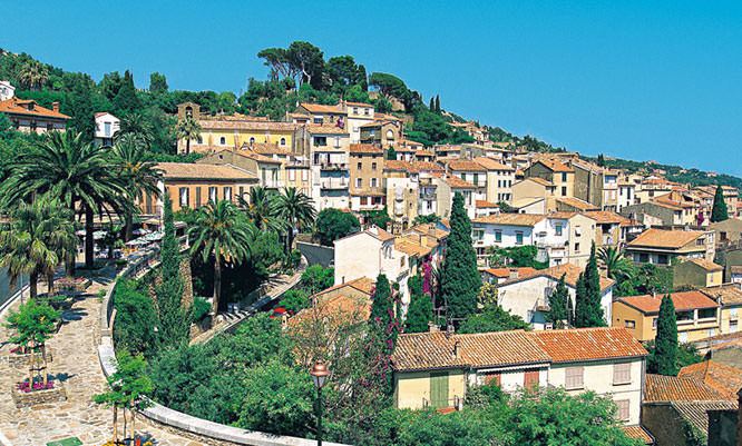 The village of La Colle sur Loup French Riviera