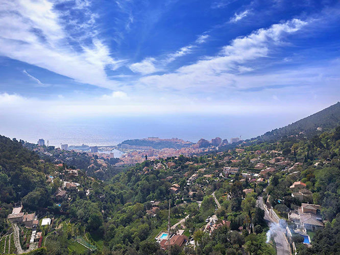 Nice view of Monaco from La Turbie
