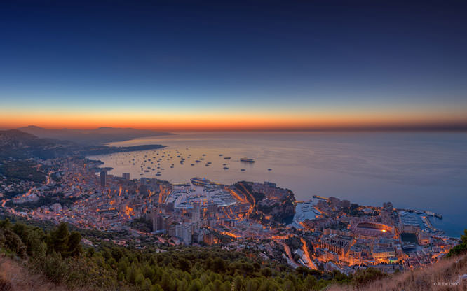 Monaco Yacht Show 2012 HDR Panorama