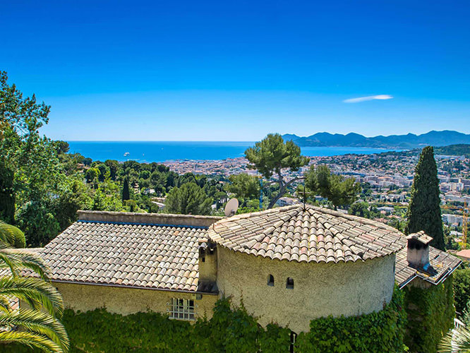 View of the Bay of Cannes from Le Cannet